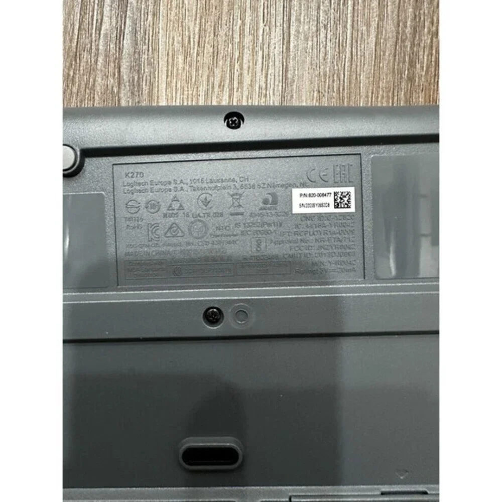 Logitech K270 820-006477 Wireless Keyboard Y-R0042 (No Receiver)‎